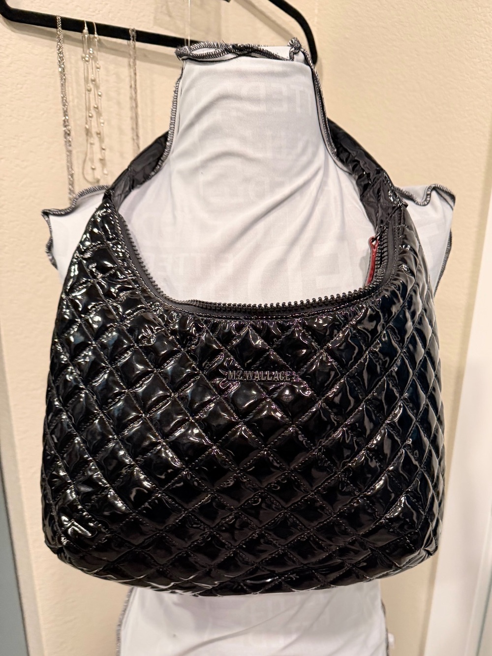 MZ Wallace Large Metro Black Lacquer